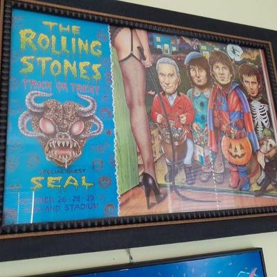 Rolling Stones original Halloween poster