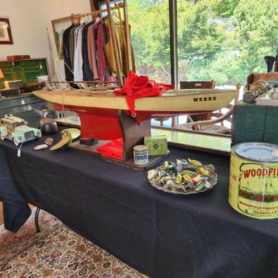 Handmade Pond Sailboat circa 1958