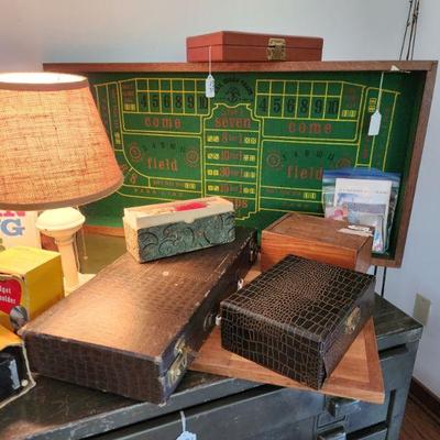 Vintage poker items, & other games