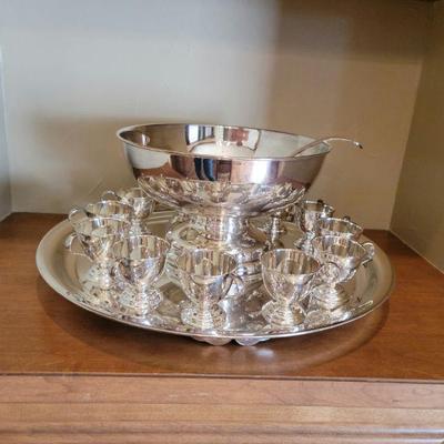 Plated Punch Bowl