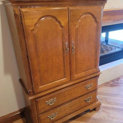 Stanley Armoire with Drawers