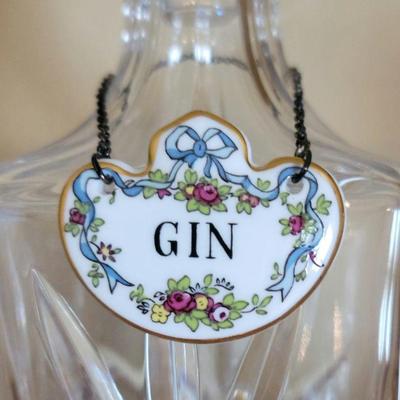 Crystal Gin Decanter