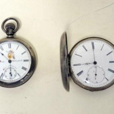 1160	AMERICAN WALTHAM POCKET WATCH AND VERY WOUND POCKET WATCH
