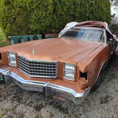 1978 Ford Ranchero, V8, automatic transmission, 36807 miles. Will need to be trailered.