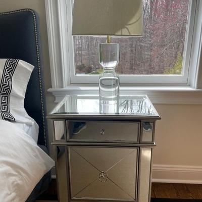 Claudette Silver Edge Mirror Chest (2 avail)