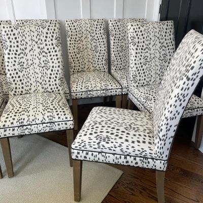 Parsons Chair with custom upholstery from Brunschwig & Fils