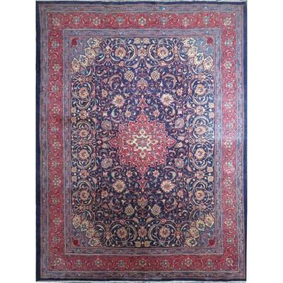 Hand-Knotted Vintage Rug 13'3