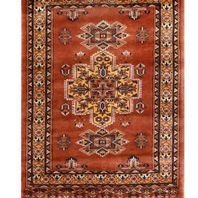 Hand knotted Kafkazi Rug 4'2" x 2'7"
$322...
