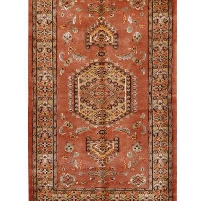 Hand knotted Kafkazi Rug 4'10" x 3'1"
$448...
