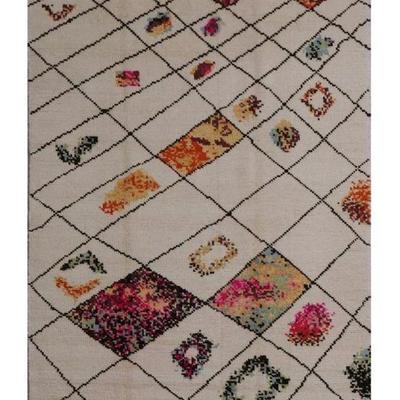 Hand knotted Moroccan rug 8'1" x 5'1"
$822...