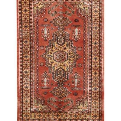 Hand knotted Kafkazi Rug 5'2