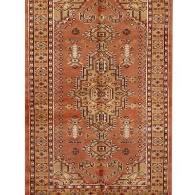 Hand knotted Kafkazi Rug 5'1