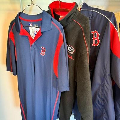 (3) Sports Team Tops-Boston Red Sox & Georgia
