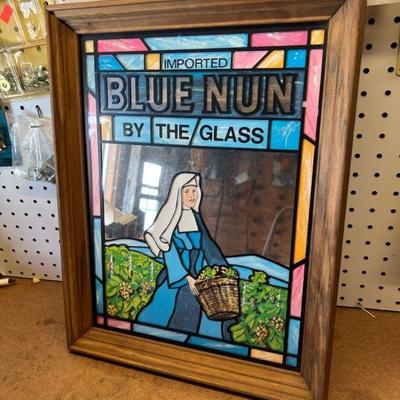 Blue Nun Decorative Mirror
