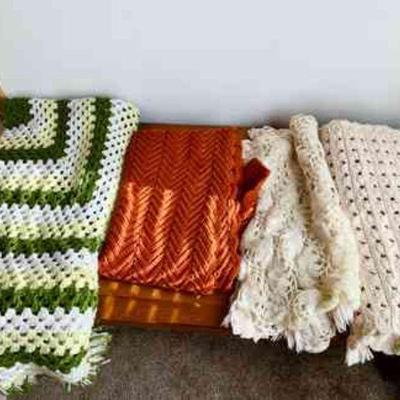 (4) Crocheted Linens

