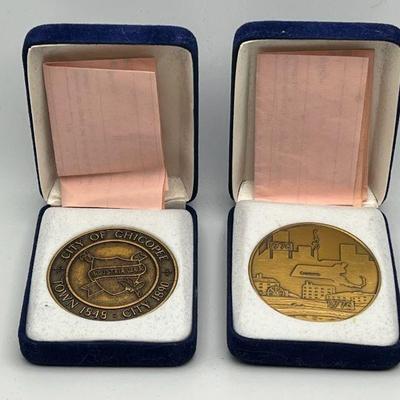 (2) Chicopee Savings Bicentennial Coins From 1976
