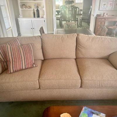 Baker brown sofa - excellent condition