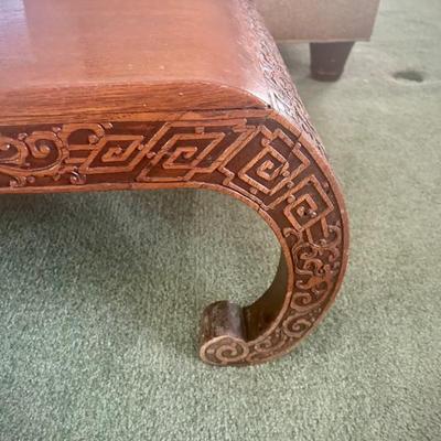 Carved Asian coffee table