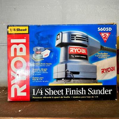 Ryobi 1/4 sheet finish sander