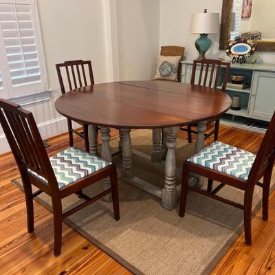 Chairs $250/ set 4
Table $400