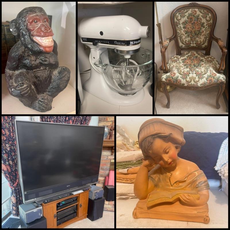 Incredible Dallas Estate Sale! Orig Art, Records, Books, Hollywood Regency, Stereo Equipment