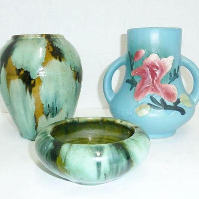 several vintage pottery lots