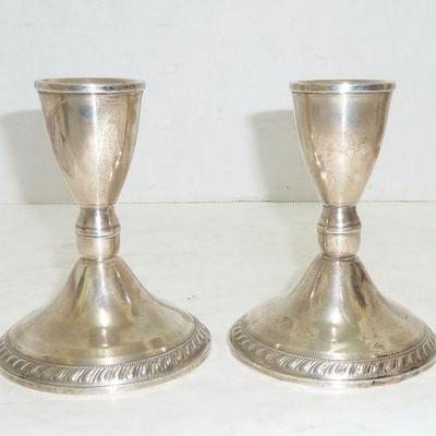 Sterling candlesticks