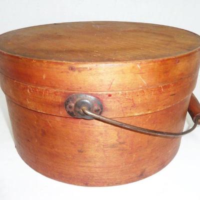 antique covered pantry box