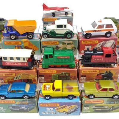 (18) 1970s Matchbox Superfast & Rolamatic Cars