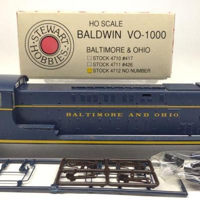 Stewart Hobbies HO B&O Model Locomotive Train