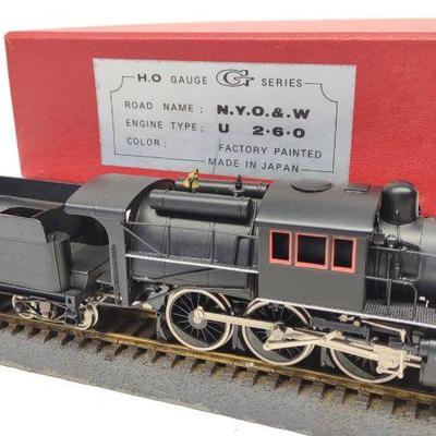 NKP Brass HO Factory Paint G Series 2-6-0 Train