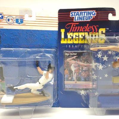 (2) 1996 Kenner Starting Lineup Sports Figures