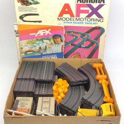 Aurora AFX Stock Racers Slot Car Set in Box