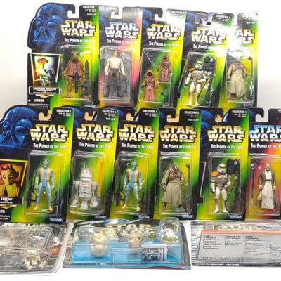 22 Star Wars Power of the Force Action Figures