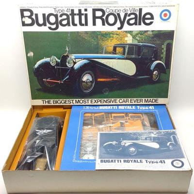 Entex 1/16 Bugatti Royale Type 41 Model Car Kit