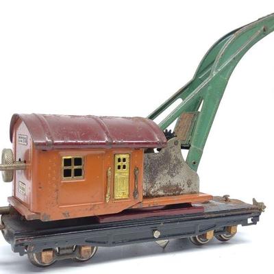Prewar Lionel 810 Derrick Crane Train