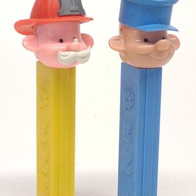 2 PEZ Pal 1965 & 70 No Feet Dispensers