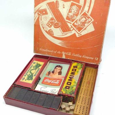1930s MB Coca Cola 4961CC Board Game Set