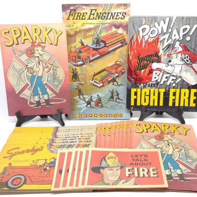 1950s-60s Fire Prevention Childrens Books