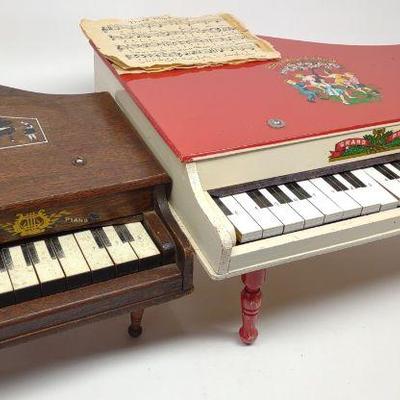 Antique & Vintage Toy Baby Grand Pianos