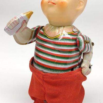 Vintage Windup 'Smarty Pants' Tin Toy (Mikuni)