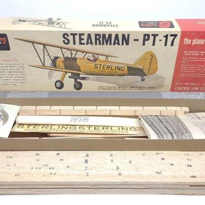 Sterling Models Stearman PT 17 Airplane Model Kit
