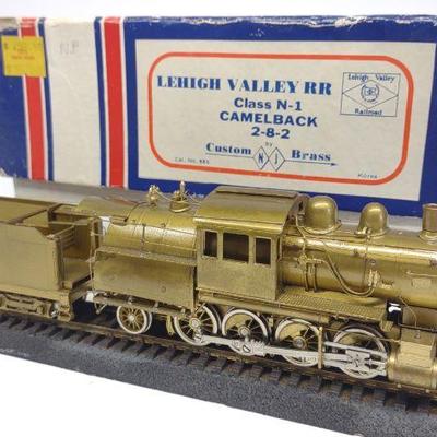 NJ Custom Brass LV Class N1 2-8-2 Camelback Train
