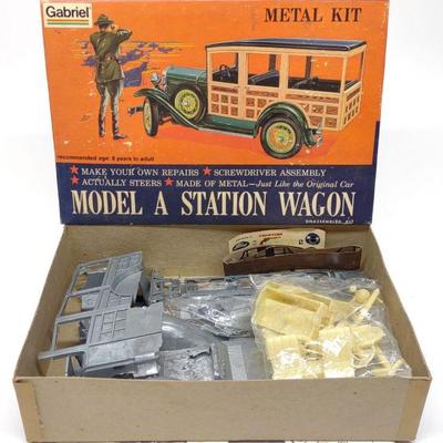 Gabriel Metal Model Kit Model A Station Wagon