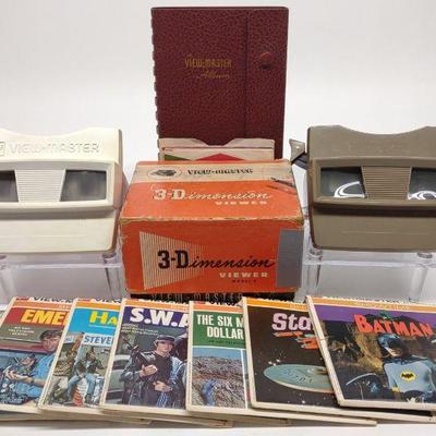 2 View-Master Viewers & Reels