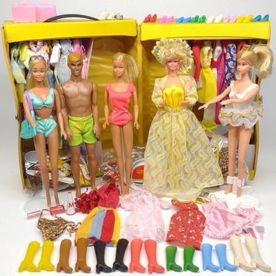 Vintage 1970s Barbie Dolls, Outfits & Accessories
