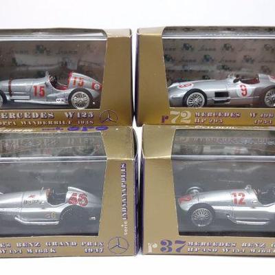 4 Brumm Mercedes Gold Series 1/43 Scale Cars