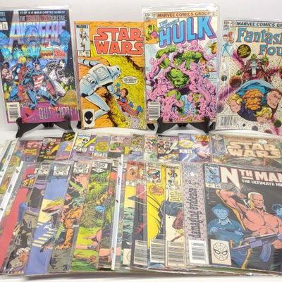 1970s, 80s, & 90s Marvel Comic Books