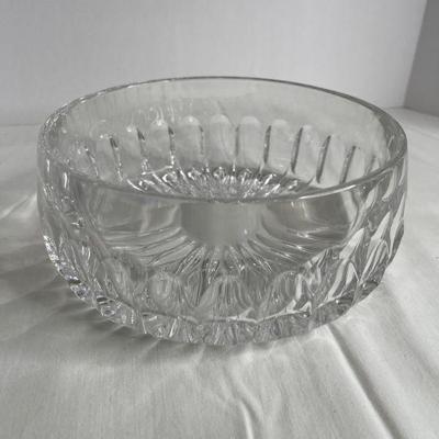 SUBSTANTIAL and STATELY Glass Serving Bowl 
