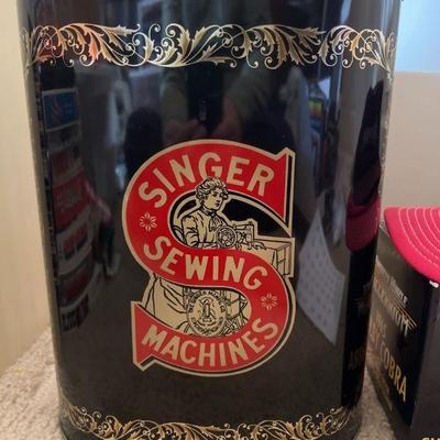 singer sewing machines trash can 13â€